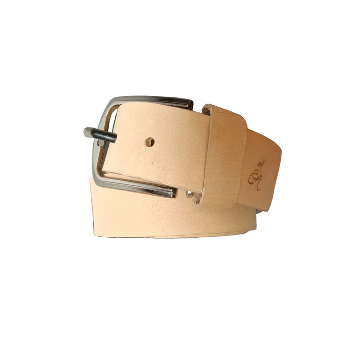 Cinveg Beige - Leather Belt 34mm