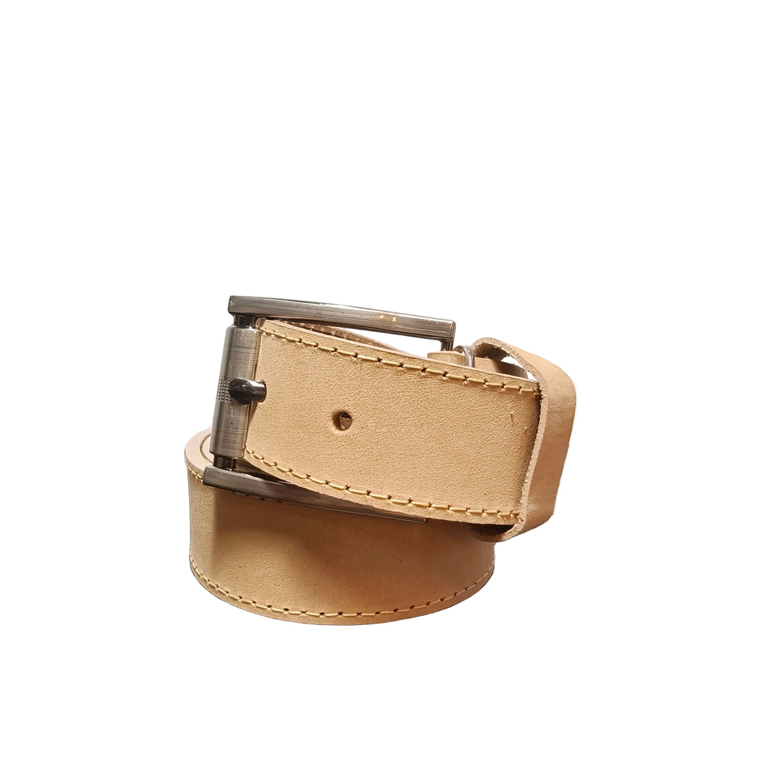 Cinveg Beige - Leather Belt 34mm
