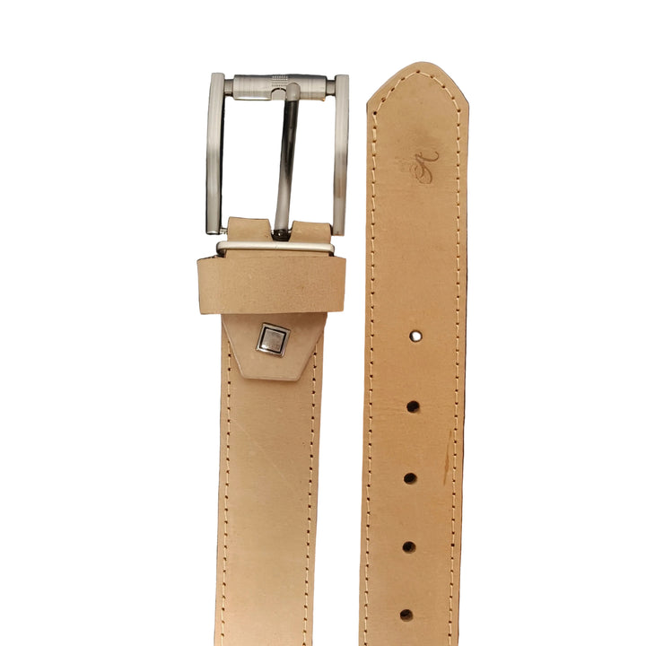 Cinveg Beige - Leather Belt 34mm